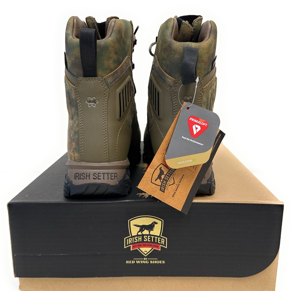 Red Wing Irish Setter Pinnacle 9” Mens Waterproof Work shoes/Hunt Boot - Picture 5 of 14